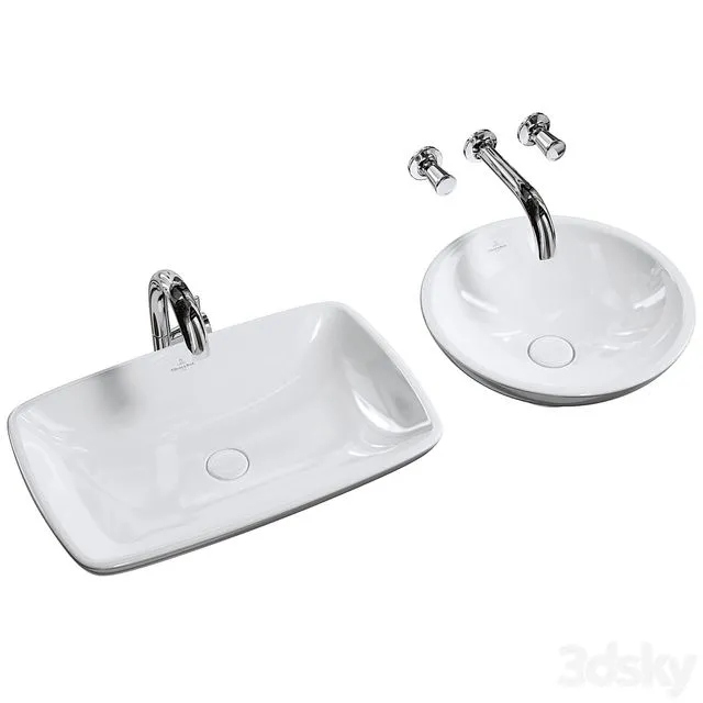 sink villeroy & boch Loop & Friends 3dsMax Model