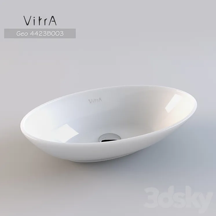 Sink VitrA Geo 4423B003 (60 cm) 3DS Max