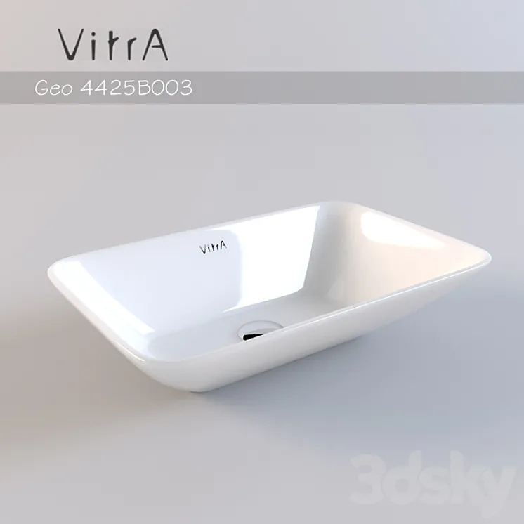 Sink VitrA Geo 4425B003 invoice 3DS Max