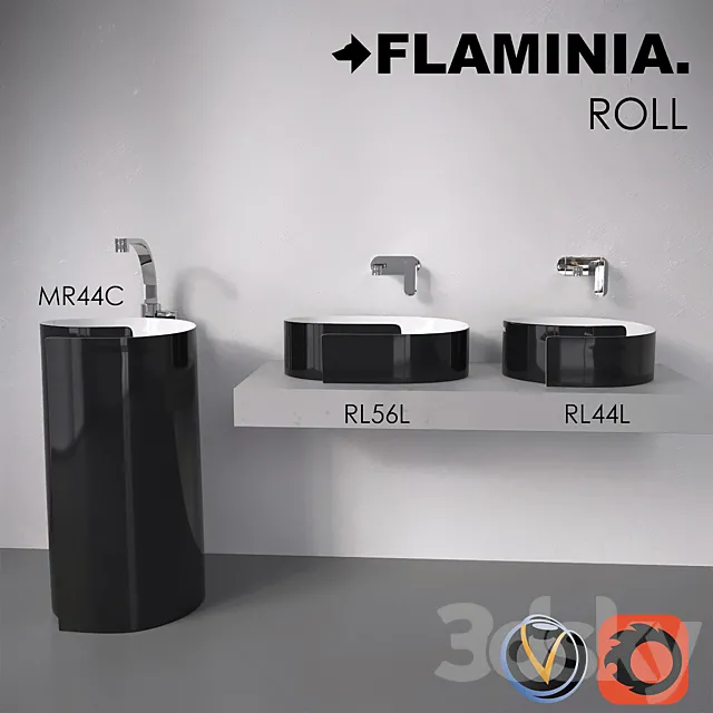 Sinks Flaminia Roll 3DSMax File