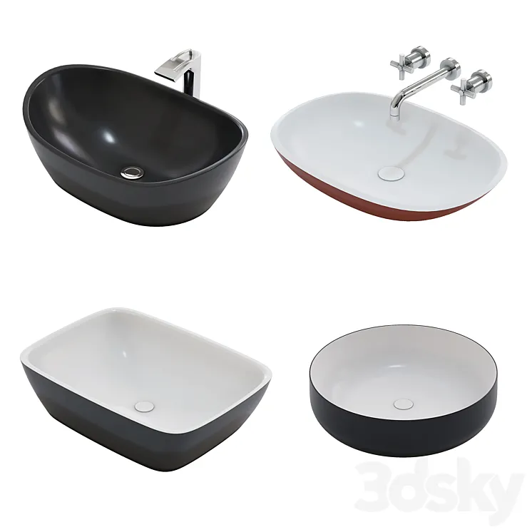 Sinks VIVA LUSSO 3DS Max