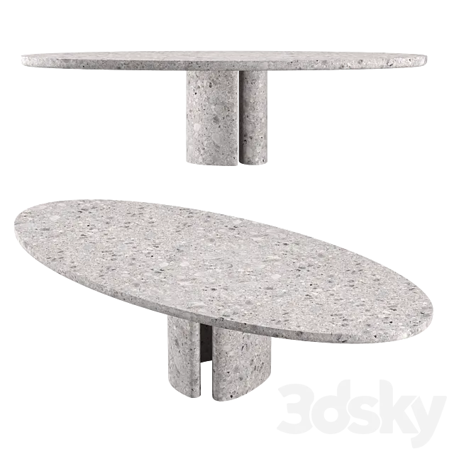 SIV1 TABLE Gray Ceppo by Francesco Balzano 3ds Max