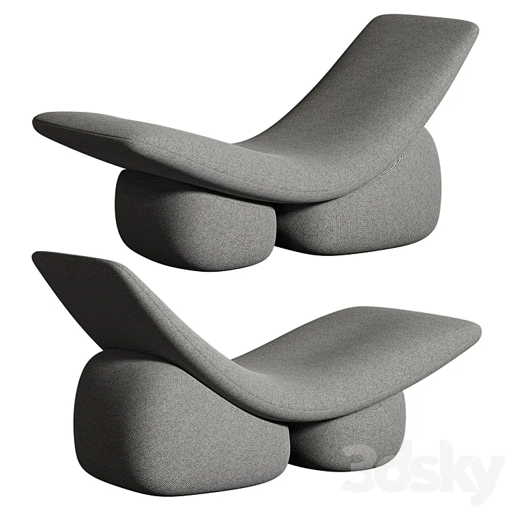 Six N Five Lounge Chair 3DS Max Model