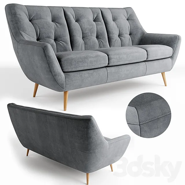 Skandi Sofa 3DS Max Model