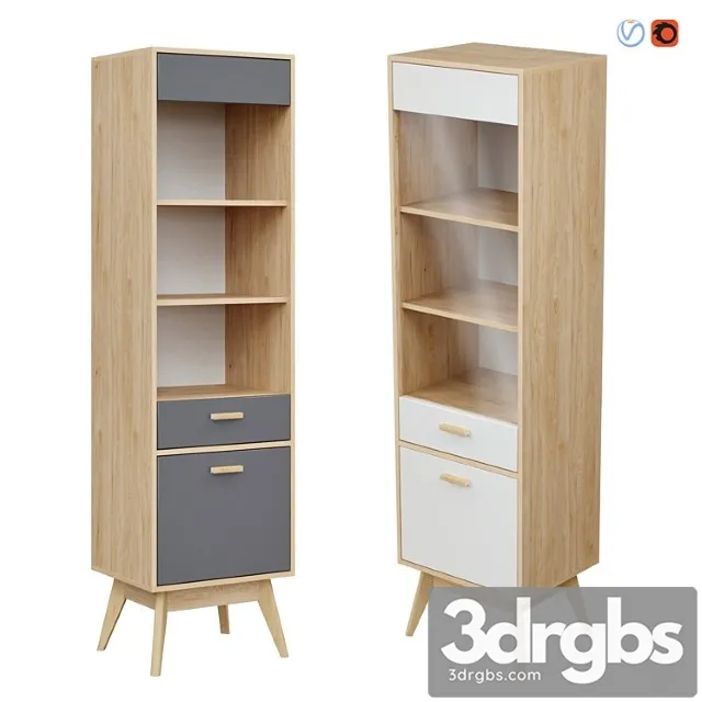 Skandica – horten (nordic scandi) cabinet showcase