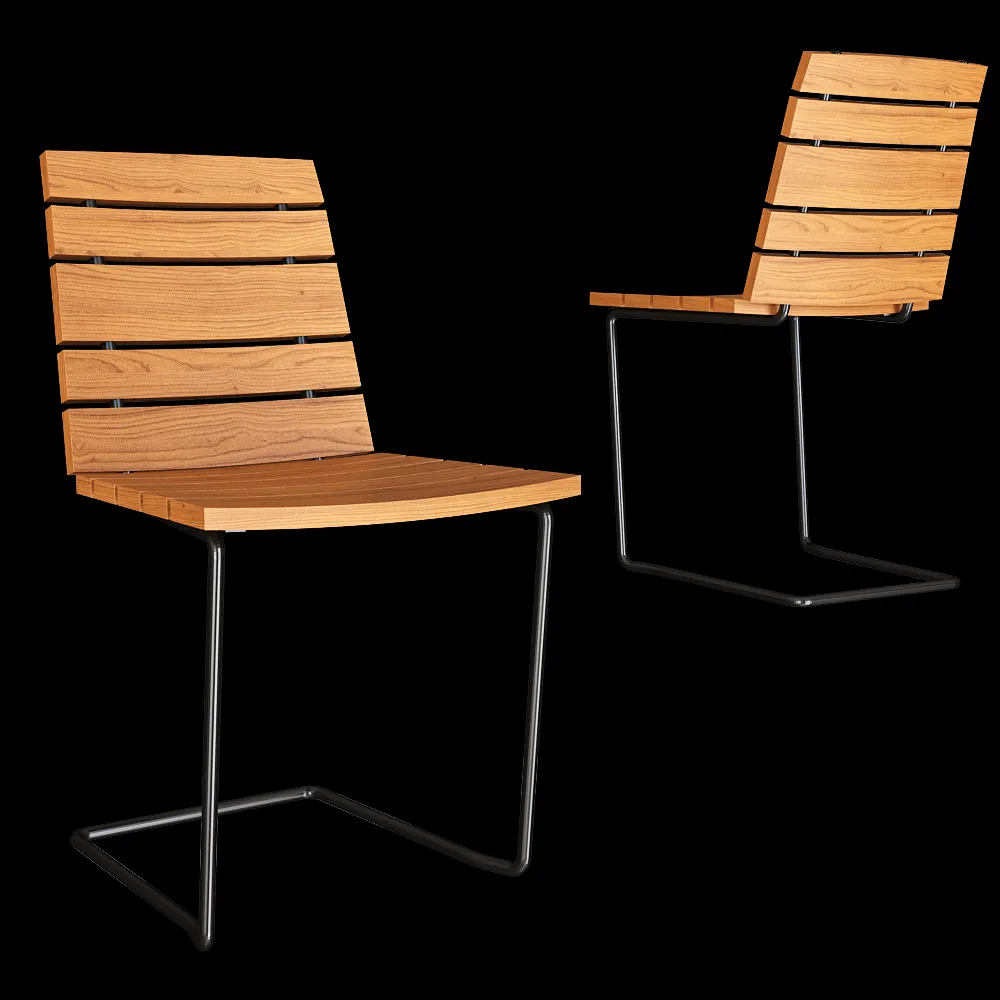 Skargaarden – Chair Grinda teak 3ds Max