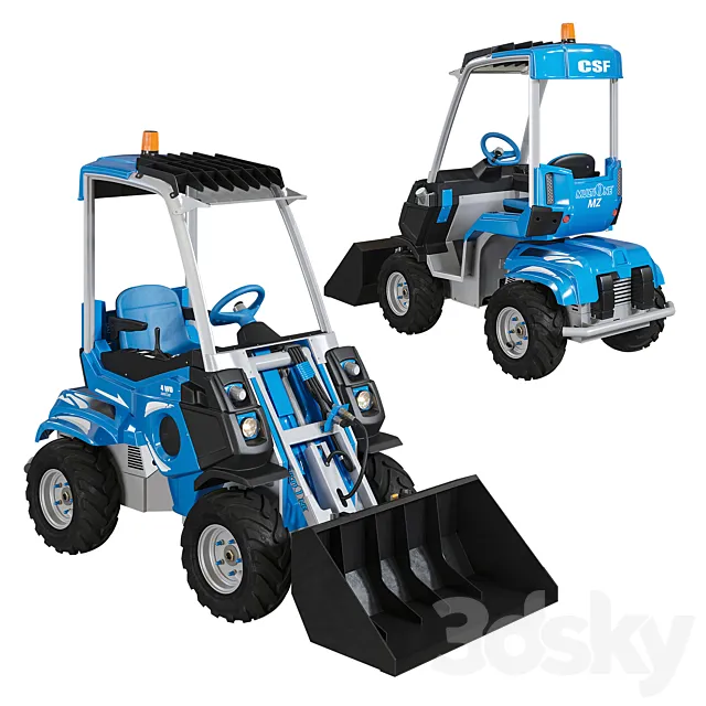 Skid Steer Loader Multione 2.3 3ds Max