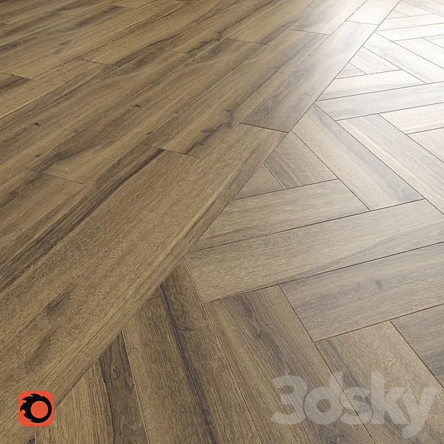 Skogen brown Floor Tile 3ds Max