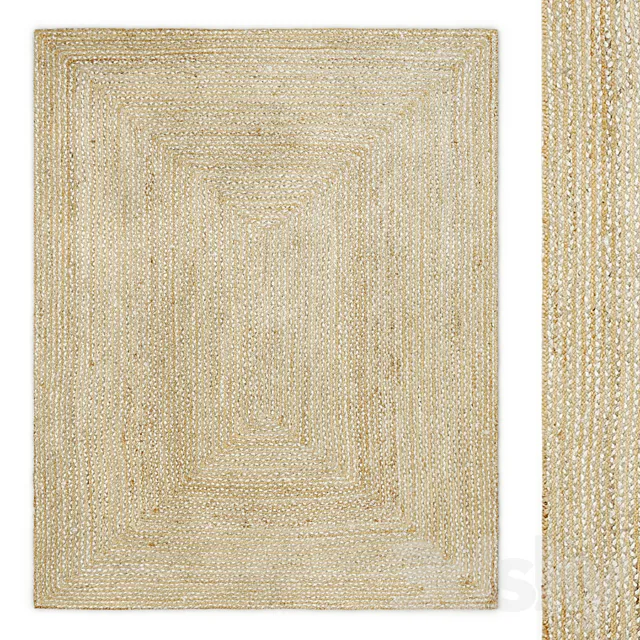 Skye Jute Rug by John Lewis & Partners 3ds Max