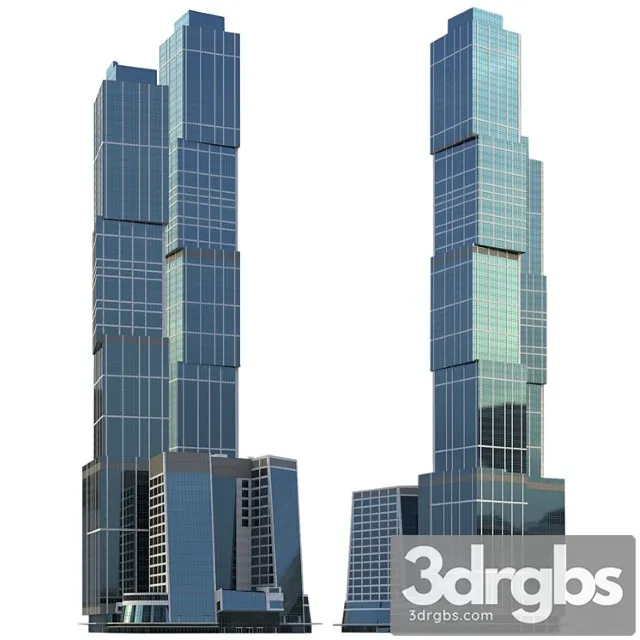 Skyscraper City of Capitals in Moscow City 3dsmax Download