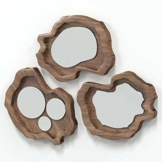 Slab Mirror Collection 3dsMax Model