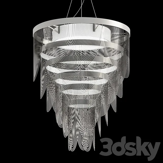 Slamp: Ceremony. Hanging lamp 3ds Max