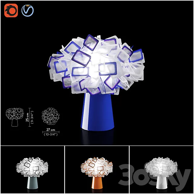Slamp Clizia table lamp 3ds Max