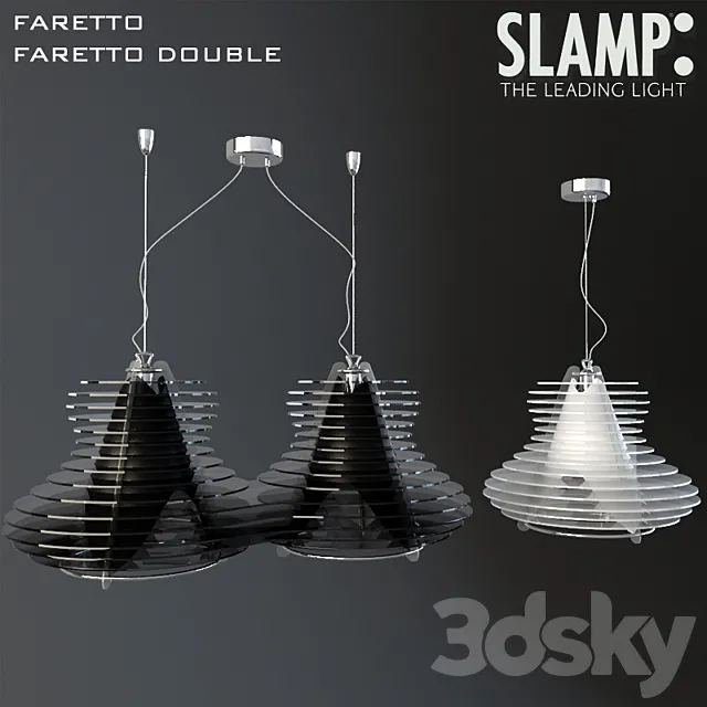 Slamp Faretto Faretto Double 3DS Max Model