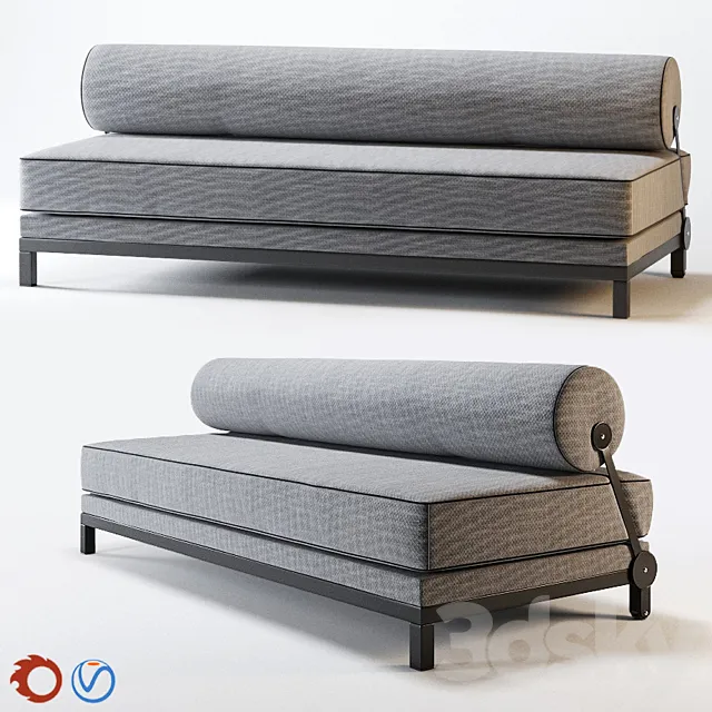 Sleep Sofa from the Soft Line 3ds Max