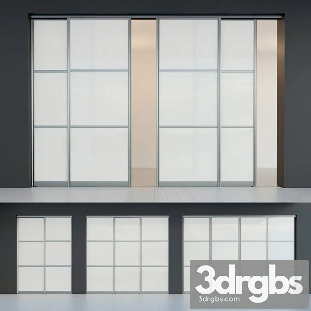 Sliding door. partition. closet. four 3dsmax Download