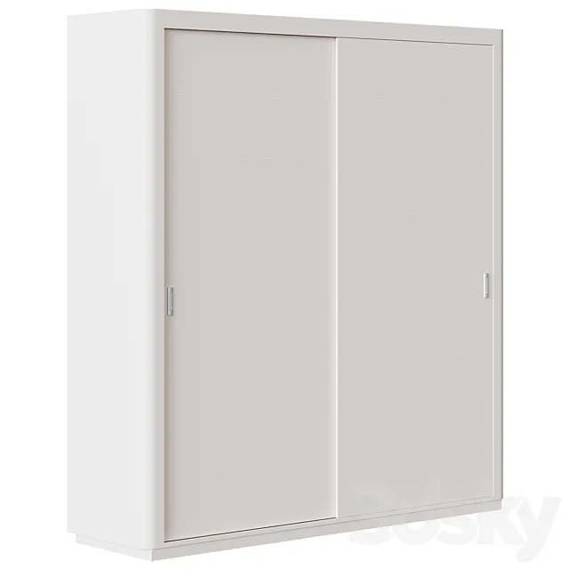 Sliding wardrobe 2 doors Maria 3ds Max