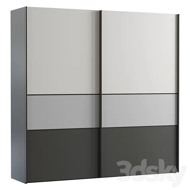 Sliding wardrobe Trio 3ds Max