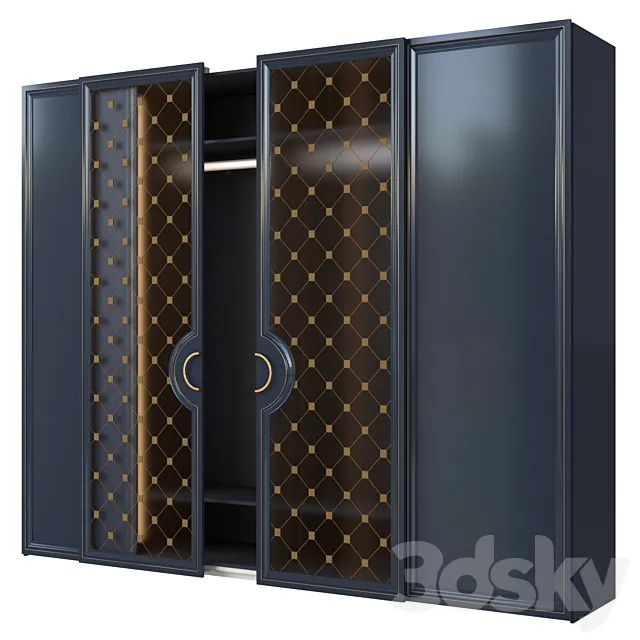 Sliding wardrobe with PS10 Cinetto system (24) 3ds Max