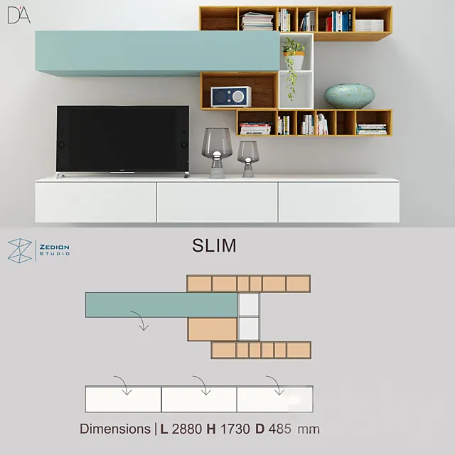 SLIM 100 3DS Max Model