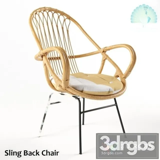 Sling Back Arm Chair 3dsmax Download