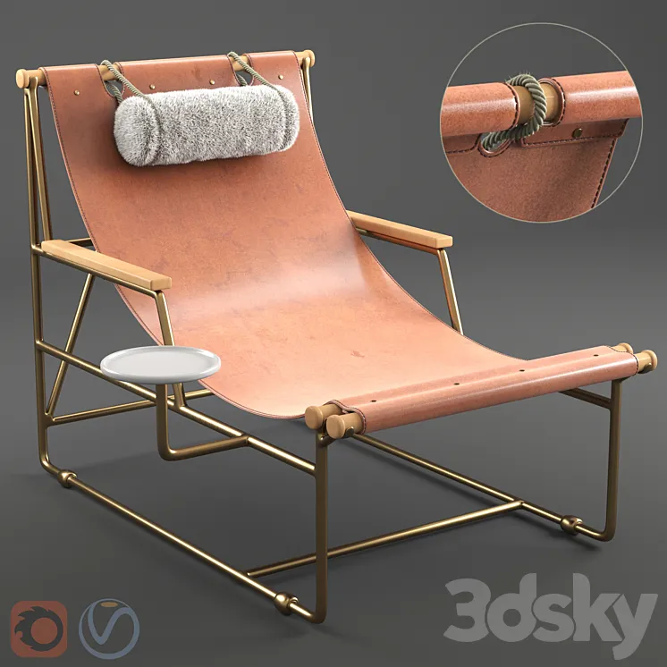 Sling chair 3DS Max