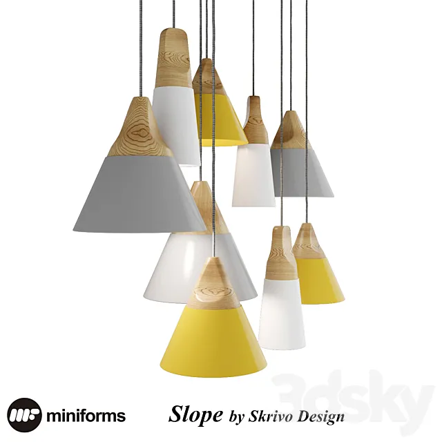 Slope Lamp by Skrivo Design 3DSMax File