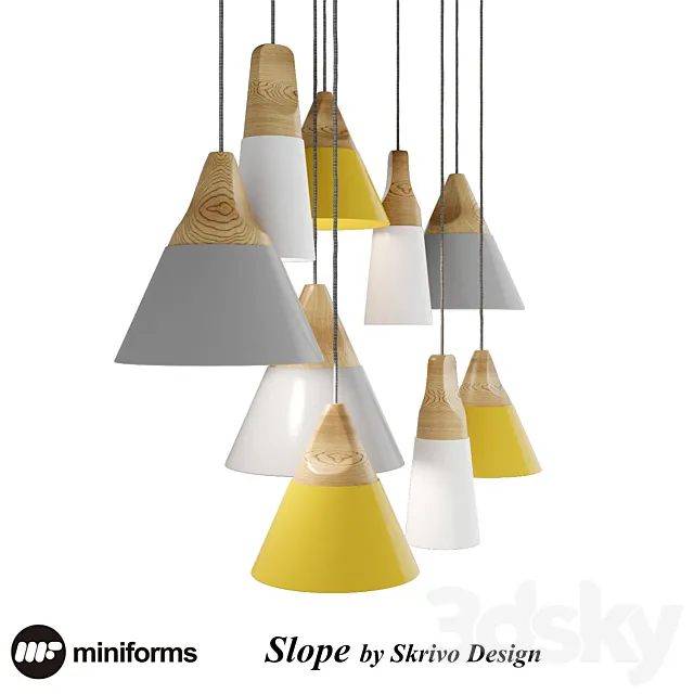 Slope Lamp by Skrivo Design 3DS Max Model