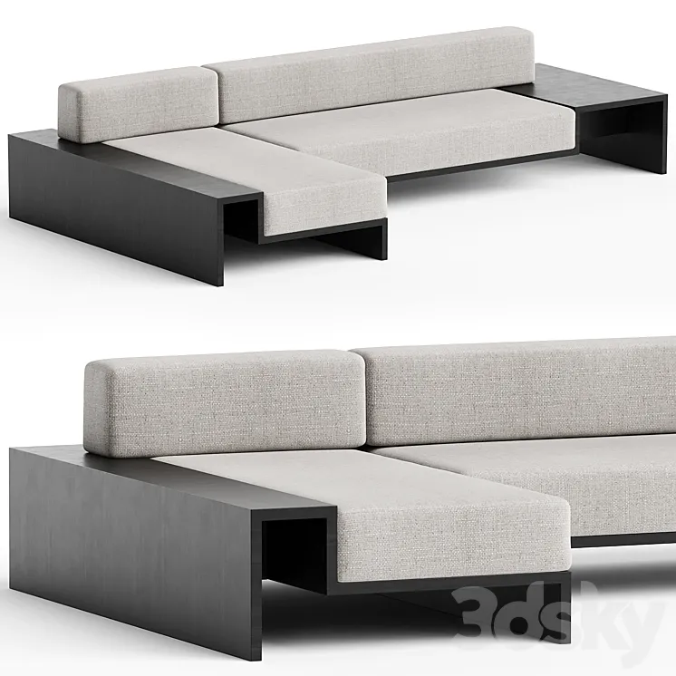 Slow Corner Sofa 3DS Max Model