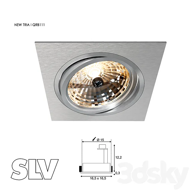 SLV 111371 NEW TRIA I QRB111 3ds Max