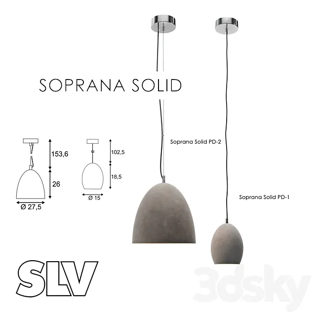 SLV soprana solid 3DS Max Model