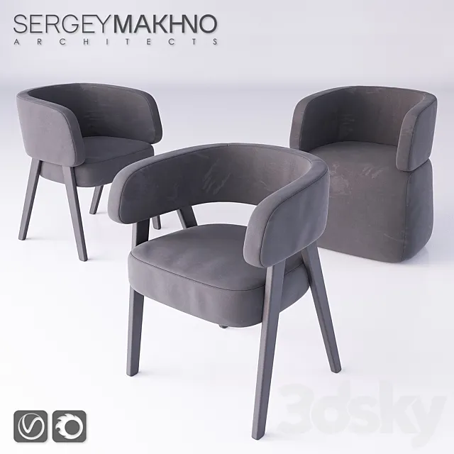 SMA Animalia Chairs (serial) 3ds Max