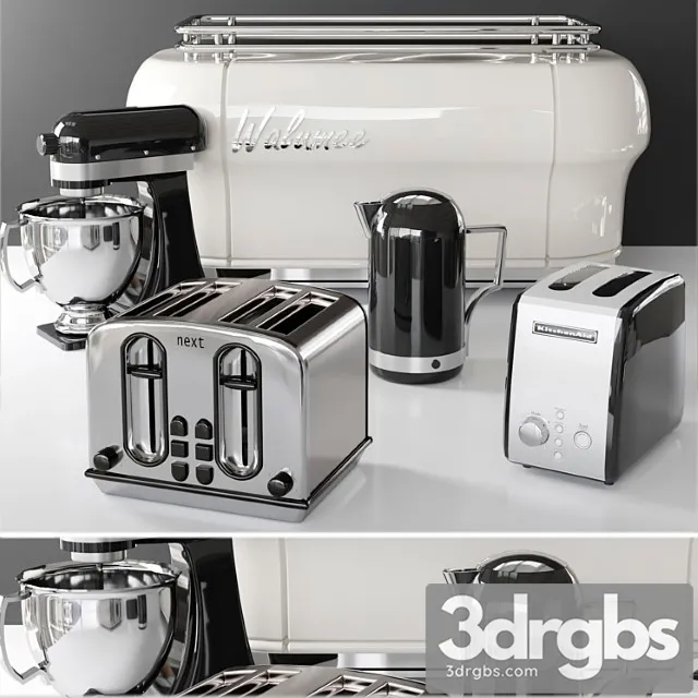 Small kitchen appliances collection 2 3dsmax Download