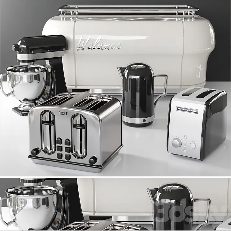 Small kitchen appliances collection 3DS Max