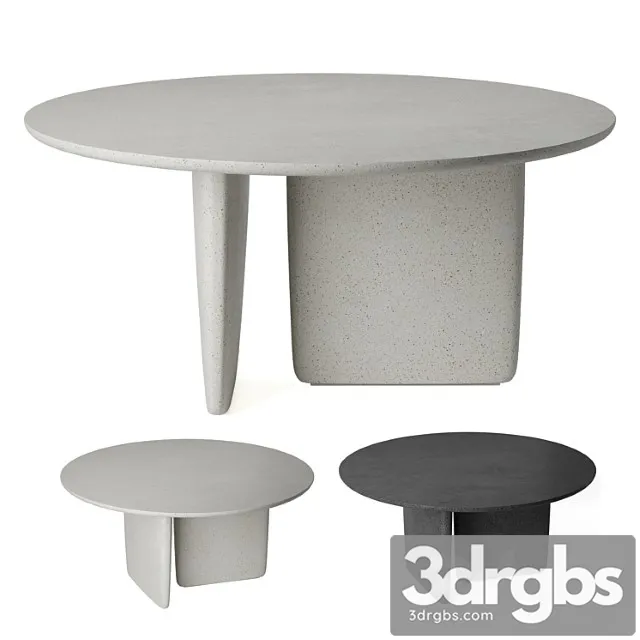 Small tobi-ishi outdoor table 2. b&b italia