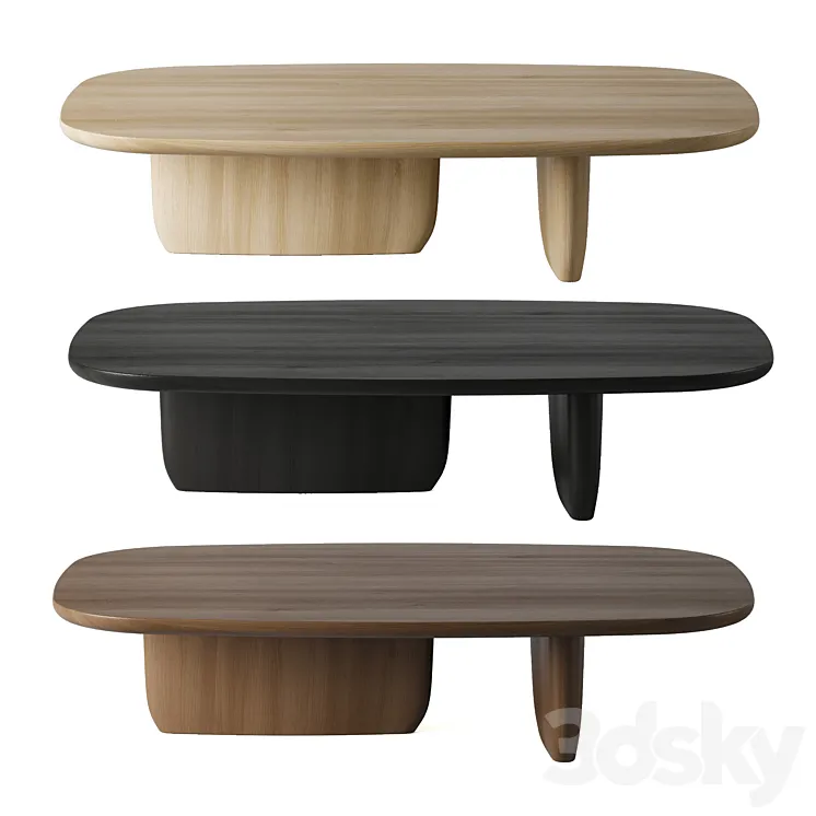 Small Tobi-Ishi table. B&B Italia 3DS Max