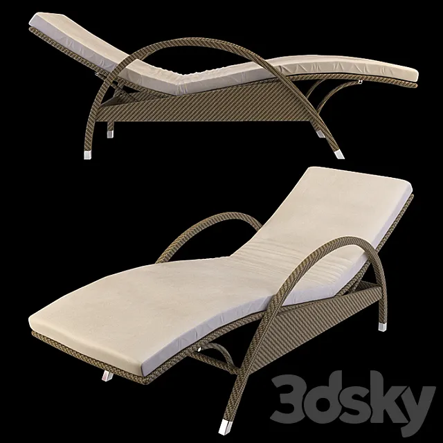 Smania Butterfly Lounge Chair 3ds Max