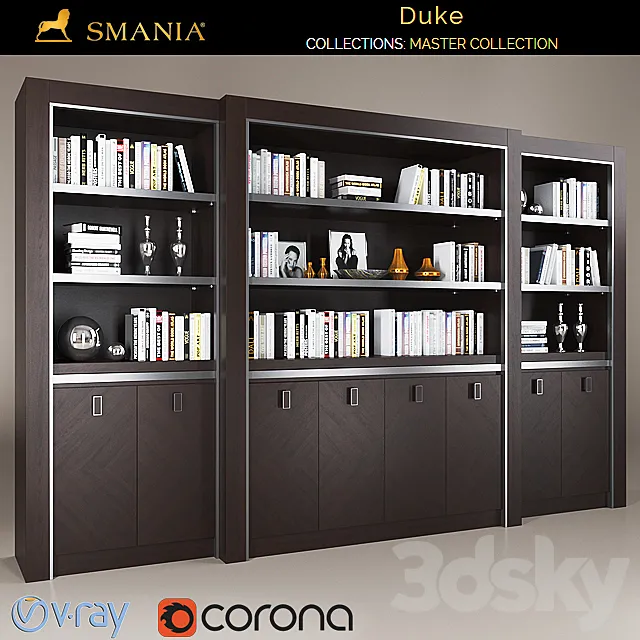 SMANIA DUKE wardrobe 8 doors 3DSMax File