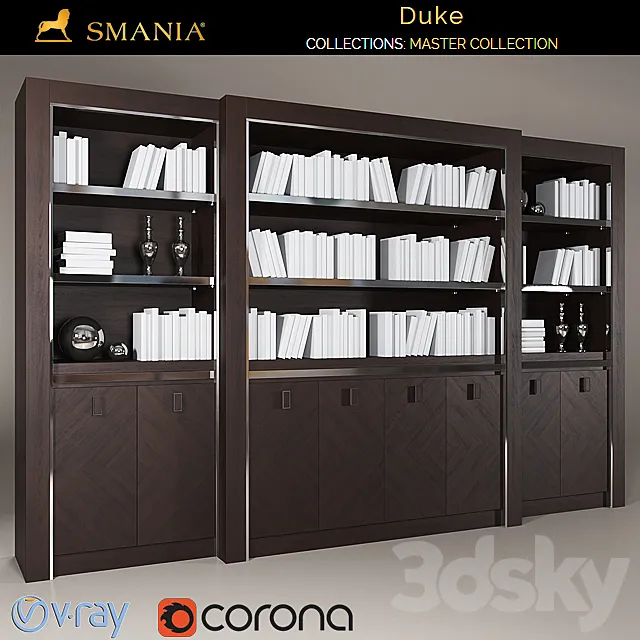 SMANIA DUKE wardrobe 8 doors 3DSMax File
