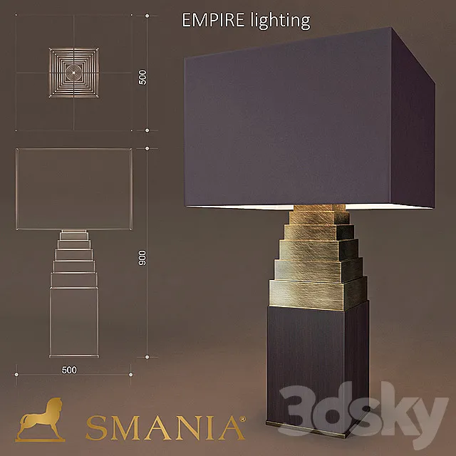 Smania Empire lighting 3DS Max Model