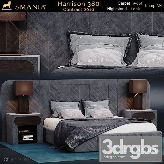 Smania Harrison 380 Bed 3dsmax Download