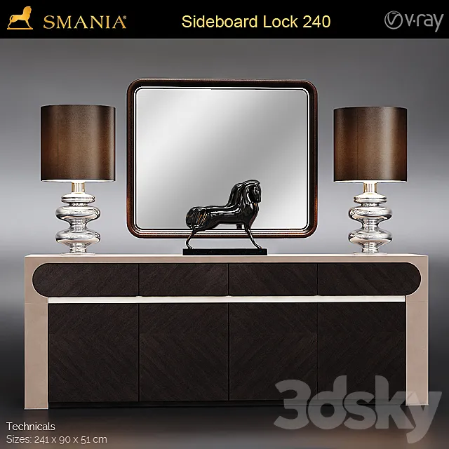 Smania Lock 240 3ds Max