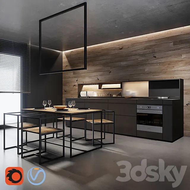 SMART Kitchen 3ds Max