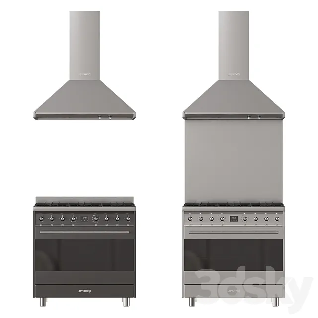 Smeg _ C9GMX9 C9GMN9 KD90HXE 3DS Max Model