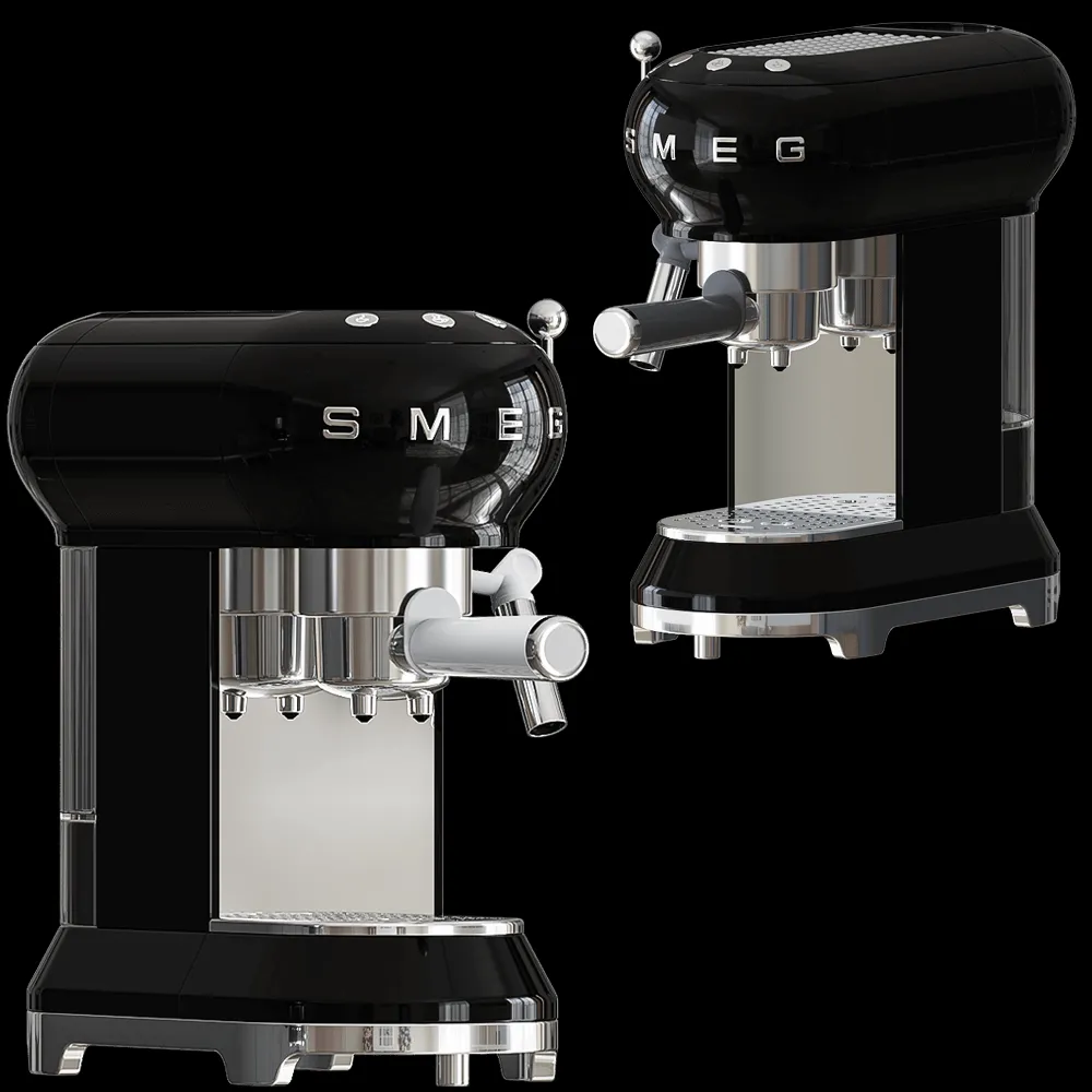 Smeg – Carob espresso coffee machine 3ds Max