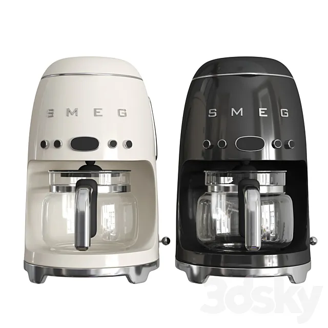 Smeg Coffee Machine_02 3ds Max