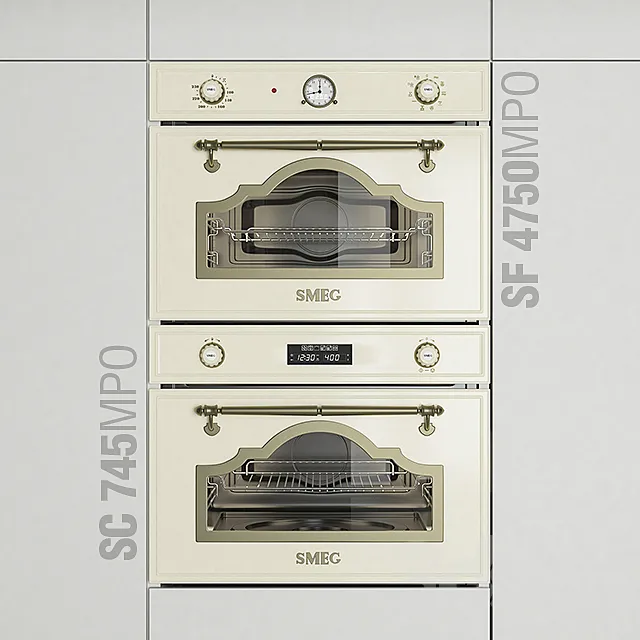 Smeg Cortina SF4750MPO – SC745MPO Microwave Oven 3DSMax File