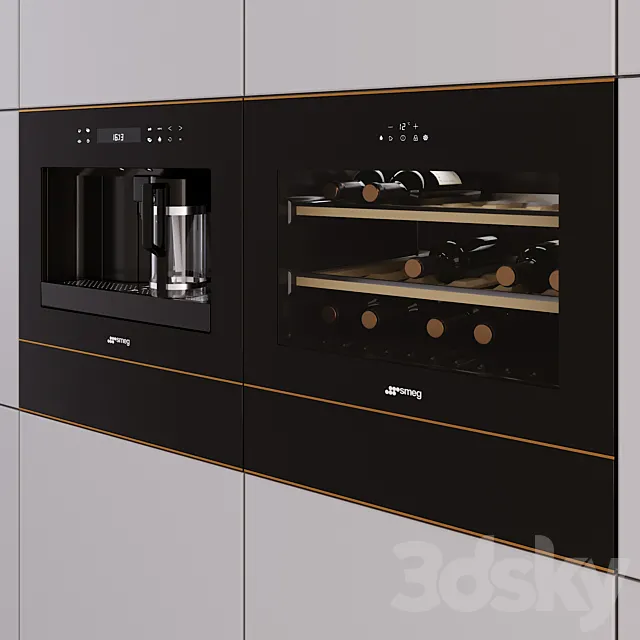 SMEG Dolce Stil Novo vol2 3DS Max Model