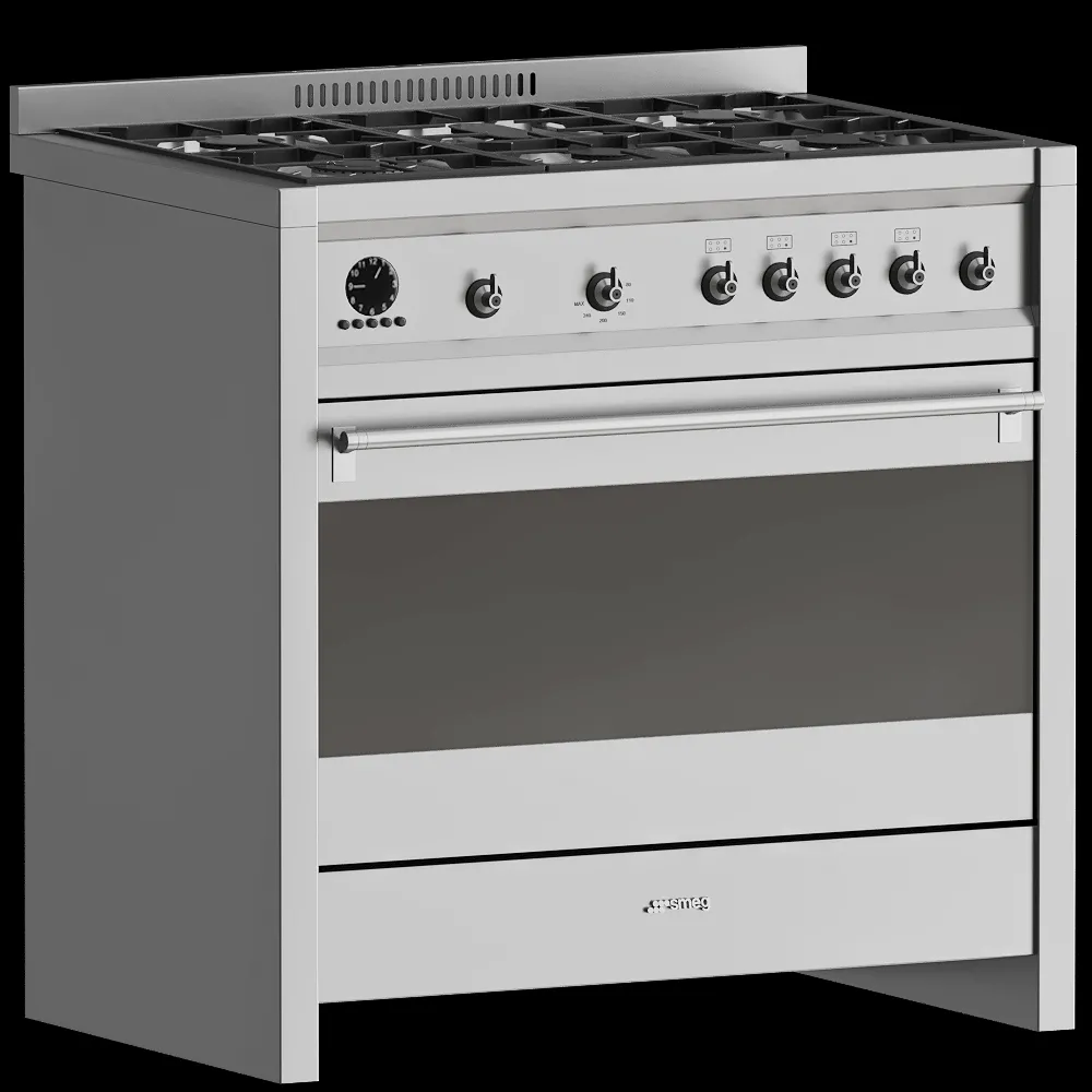 Smeg – Gas stove A1-7 3ds Max