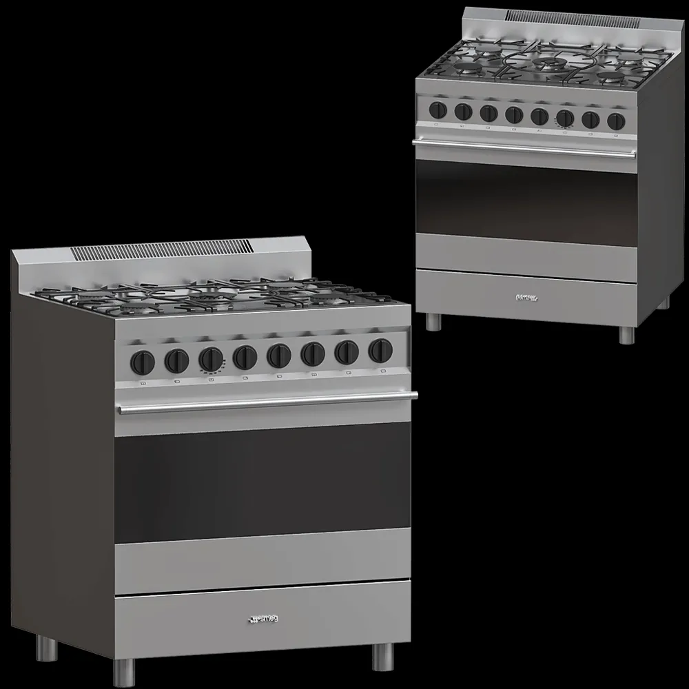 Smeg – Gas stove C30GGXU1 3ds Max